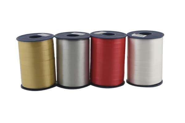 Köp olika färgad bands 250 m x 10 mm för festtillbehör | Materialbutiken