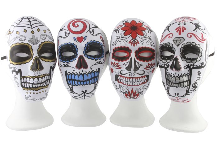 EUROPALMS Halloween Totenkopf 35x35 mit LED 