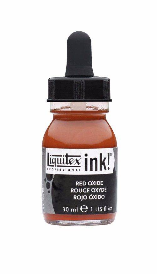 LIQUITEX ACRYLIC INK 30ML RED OXIDE 335 Materialbutiken.se