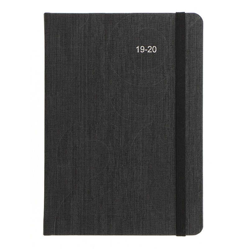  KALENDER BLOCK  A6 19 20 BLACK Materialbutiken se